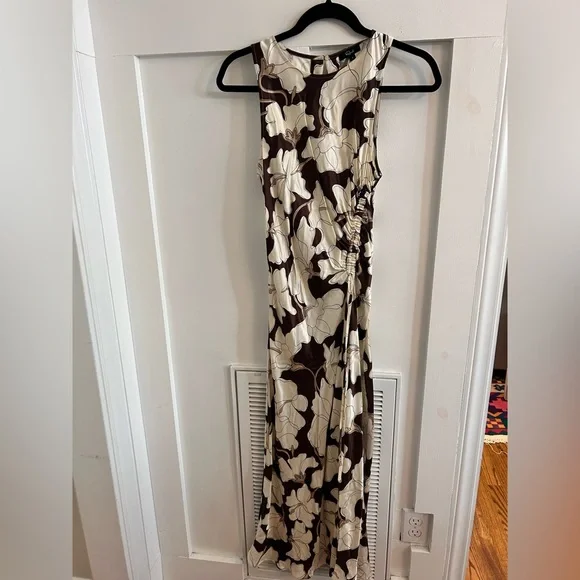 Rails Gabriella floral ruched midi dress size small - Picture 5 of 6
